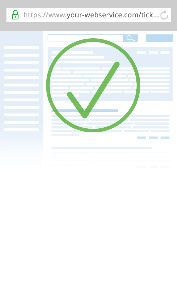 Slider mobile Browseransicht eines eingeloggten Zustands